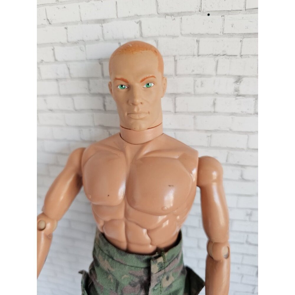 Hasbro 1996 GI Joe Pawtucket Doll Action Figure Army Red Hair Green Eyes Vintage